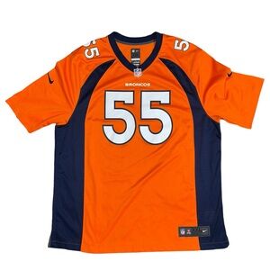 Nike NFL On Field Denver Broncos #55 Bradley ChubbOrange Jersey Size XXL